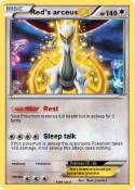 Red’s arceus