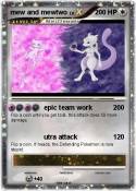 mew and mewtwo