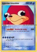 ugandan knuckle