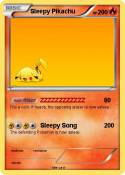 Sleepy Pikachu