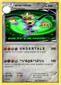 error rotom