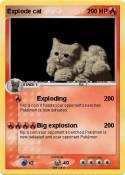 Explode cat