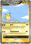 Surfing Pikachu