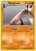 Muscled arm
