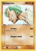 Roronoa zoro