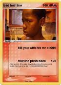 bad hair line