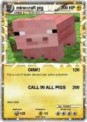 minecraft pig