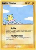 Surfing Pikachu