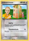 cardboard house