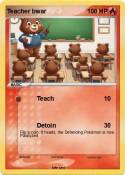 Teacher bwar