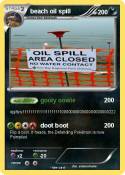 beach oil spill