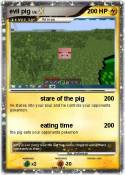 evil pig