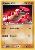 Groudon LV. X