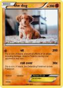 the dog