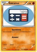 Subtraction