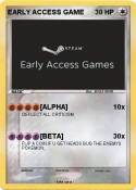 EARLY ACCESS