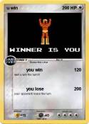 u win