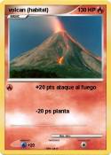 volcan (habitat