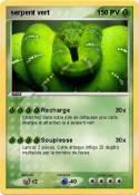 serpent vert