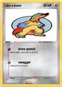Like a boss