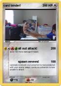 card binder!