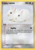 2 baby rabbits