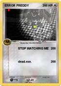 ERROR FREDDY
