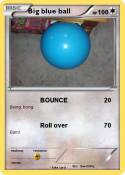 Big blue ball
