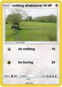 nothing whatsoe