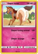Diaper horse