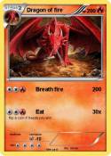 Dragon of fire