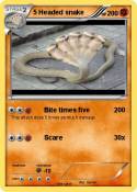 5 Headed snake