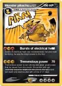 Monster pikachu