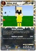 Wither skull