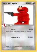 elmo with a gun