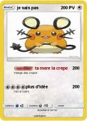 je sais pas
