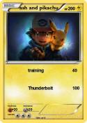 ash and pikachu