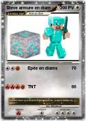 Steve armure en