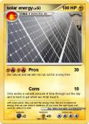 Solar energy