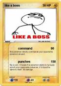 like a boss