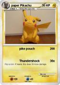 paper Pikachu