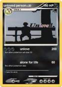 unloved person