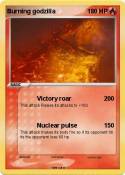 Burning godzill