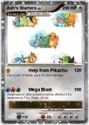 Ash's Starters