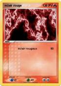 eclair rouge