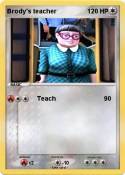 Brody's teacher