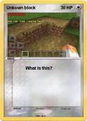 Unkown block