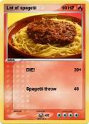 Lot of spagetii