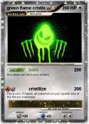 green flame
