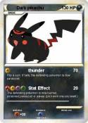 Dark pikachu